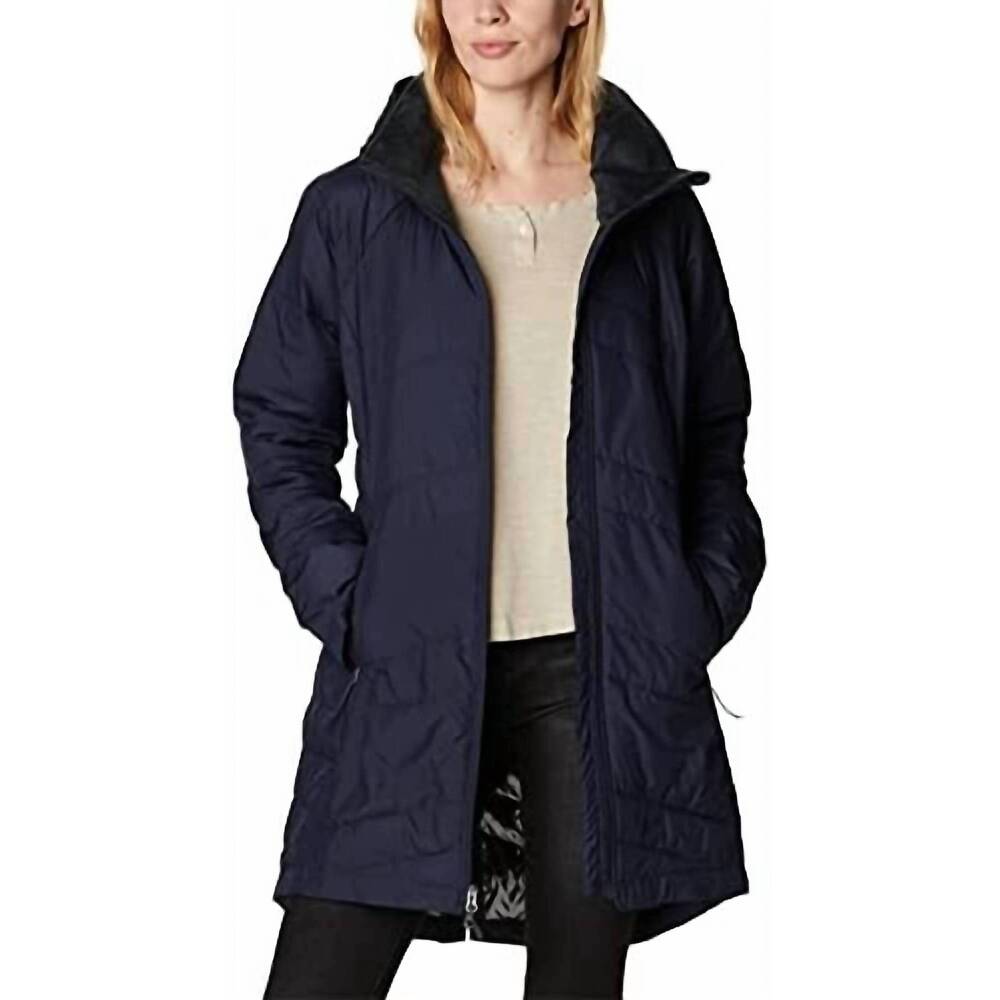 NEW COLUMBIA women's crown point jacket in dark nocturnal
